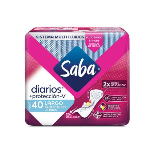 Panty Protectores Saba Diarios-+Proteccion V Con 40