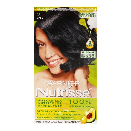 Tinte Nutrisse Mora-Negro Azul 21