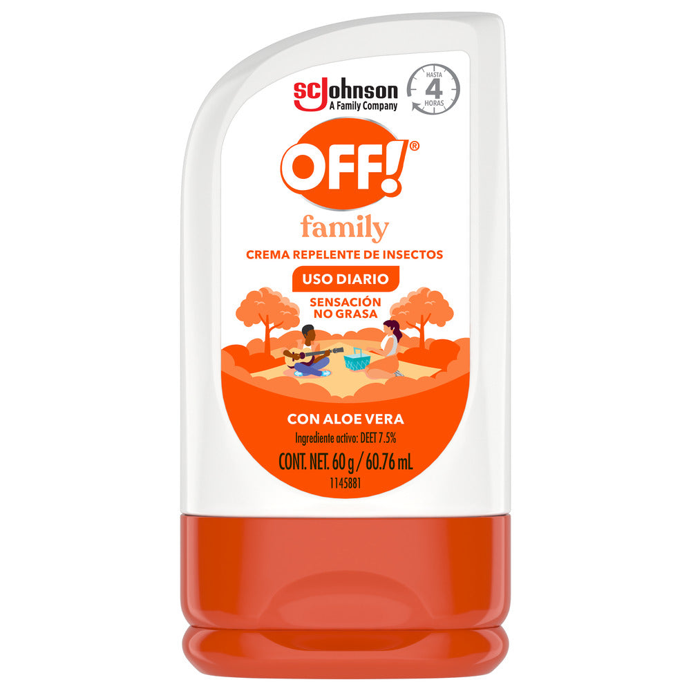 Repelente Off Family Crema  60 Gramos