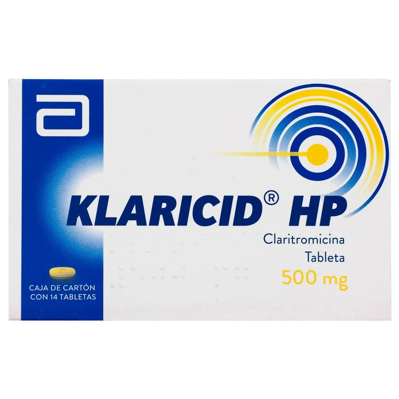 Klaricid-Hp 500 Mg Con 14 Tabletas