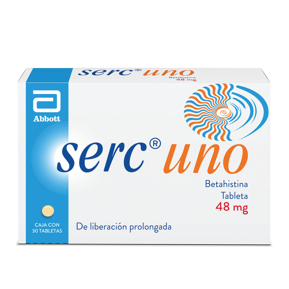 Serc Uno 48 Mg Con 30 Tabletas Liberacion Prolongada