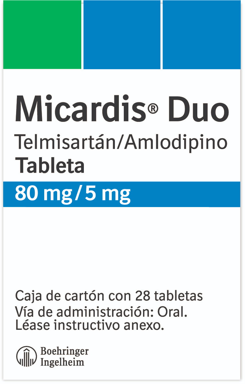 Micardis Duo 80/5 Mg Con 28 Tabletas