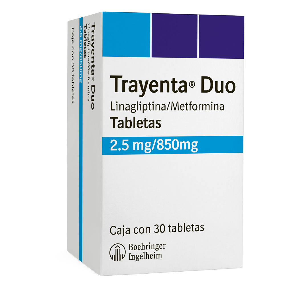 Trayenta Duo 2.5/850 Miligramos Tabletas 30
