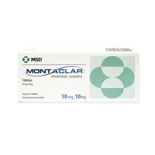 Montaclar 10/10 Mg Con 15 Tabletas