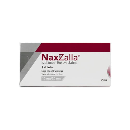 Naxzalla 10/20 Mg Con 30 Tabletas