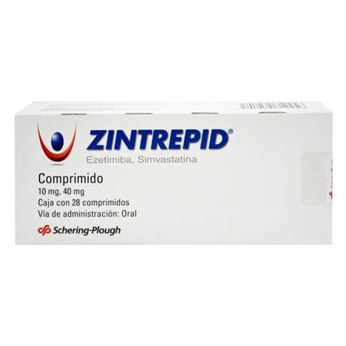 Zintrepid 10/40 Mg Con 28 Comprimidos