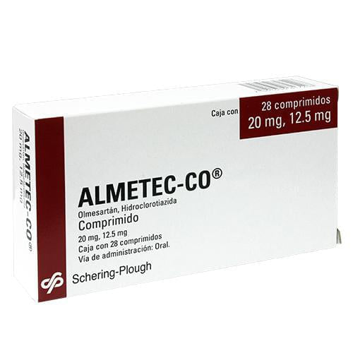 Almetec-Co 20/12.5 Mg Con 28 Comprimidos