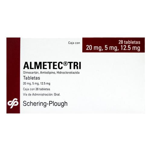 Almetec Tri 20 5 12.5 Mg Con 28 Tabletas