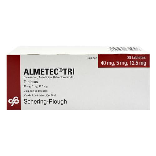 Almetec Tri 40 5 12.5 Mg Con 28 Tabletas