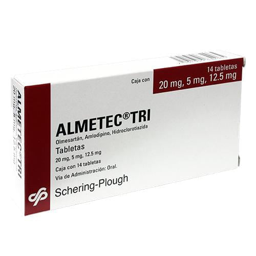 Almetec Tri 20 5 12.5 Mg Con 14  Tabletas