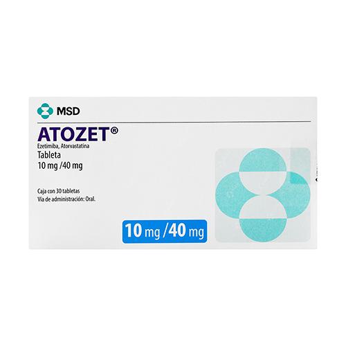 Atozet 10/40 Mg Con 30  Tabletas