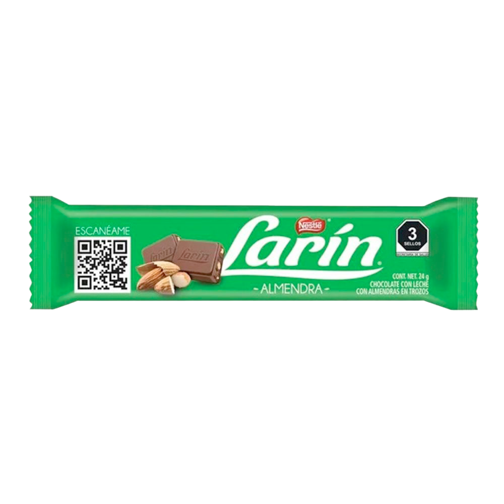 Chocolate Larin Almendra 24 G