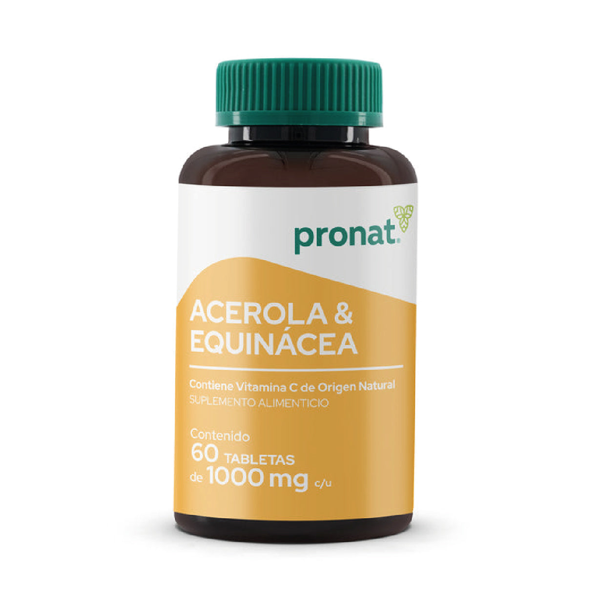 Acerola & Equinacea Adulto 1000 Mg Con 60 Tabletas Pronat