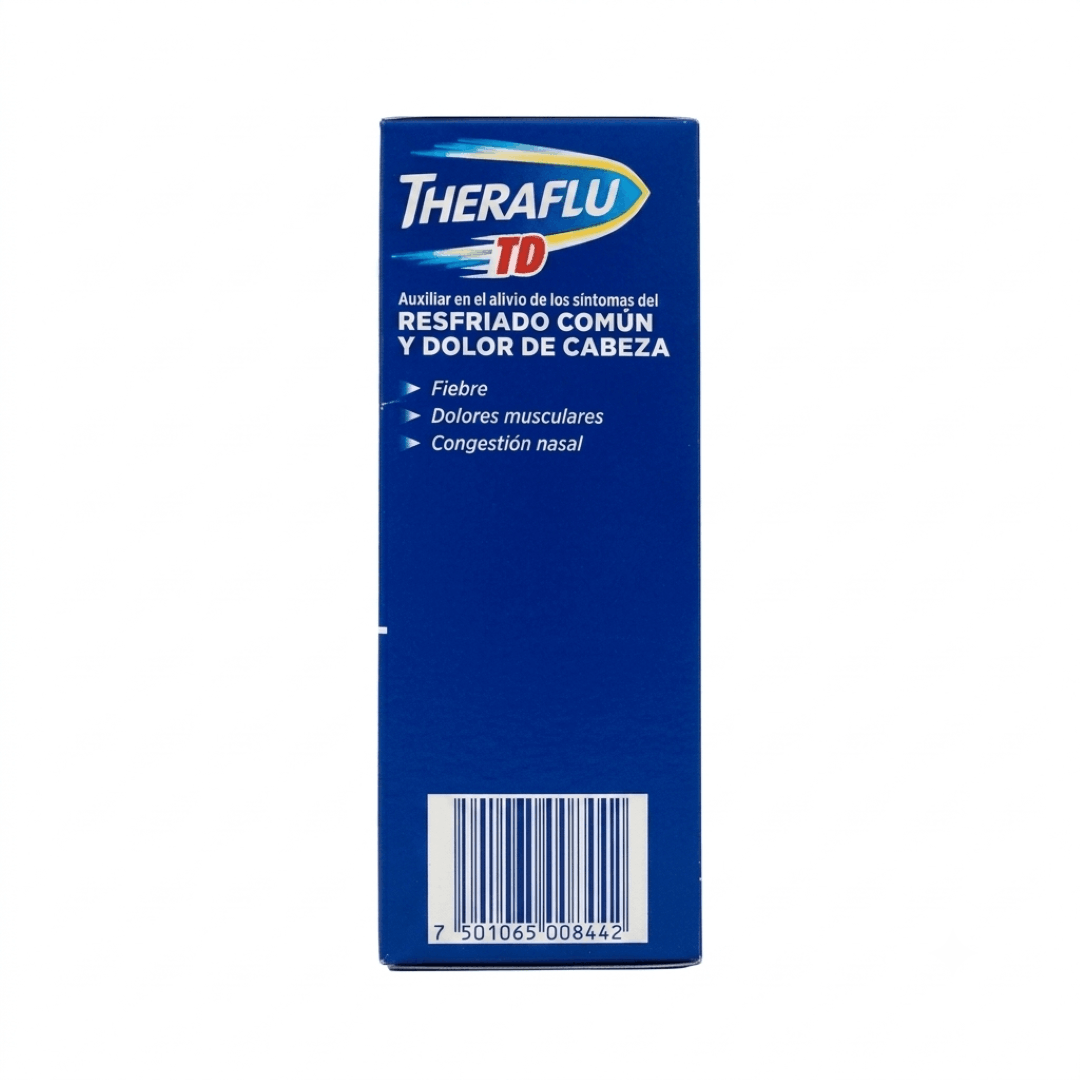 Theraflu Exrojo 10 Mg 6 Sobres