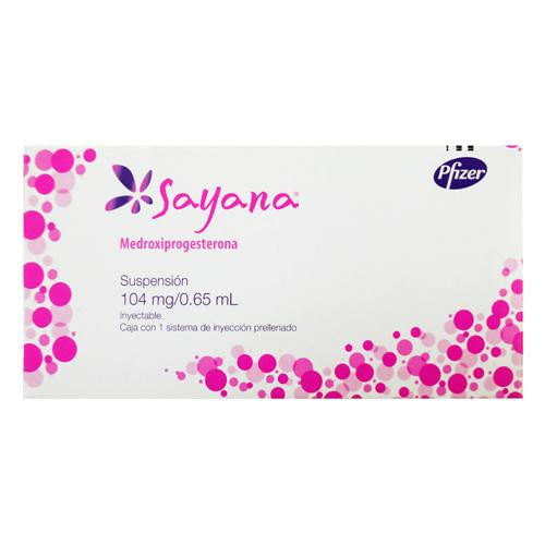 Sayana 104 Mg/0.65 Ml Suspension Inyectable