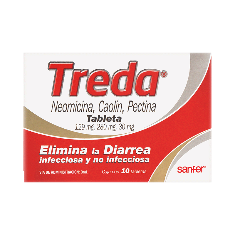 Treda 129/280/30 Mg Con 10 Tabletas