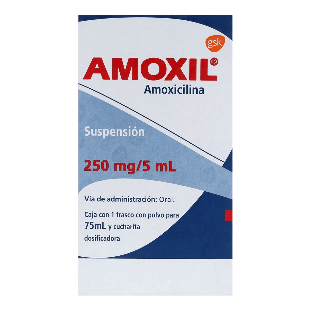 Amoxil Pediatrico  250 Mg Suspension  75 Ml