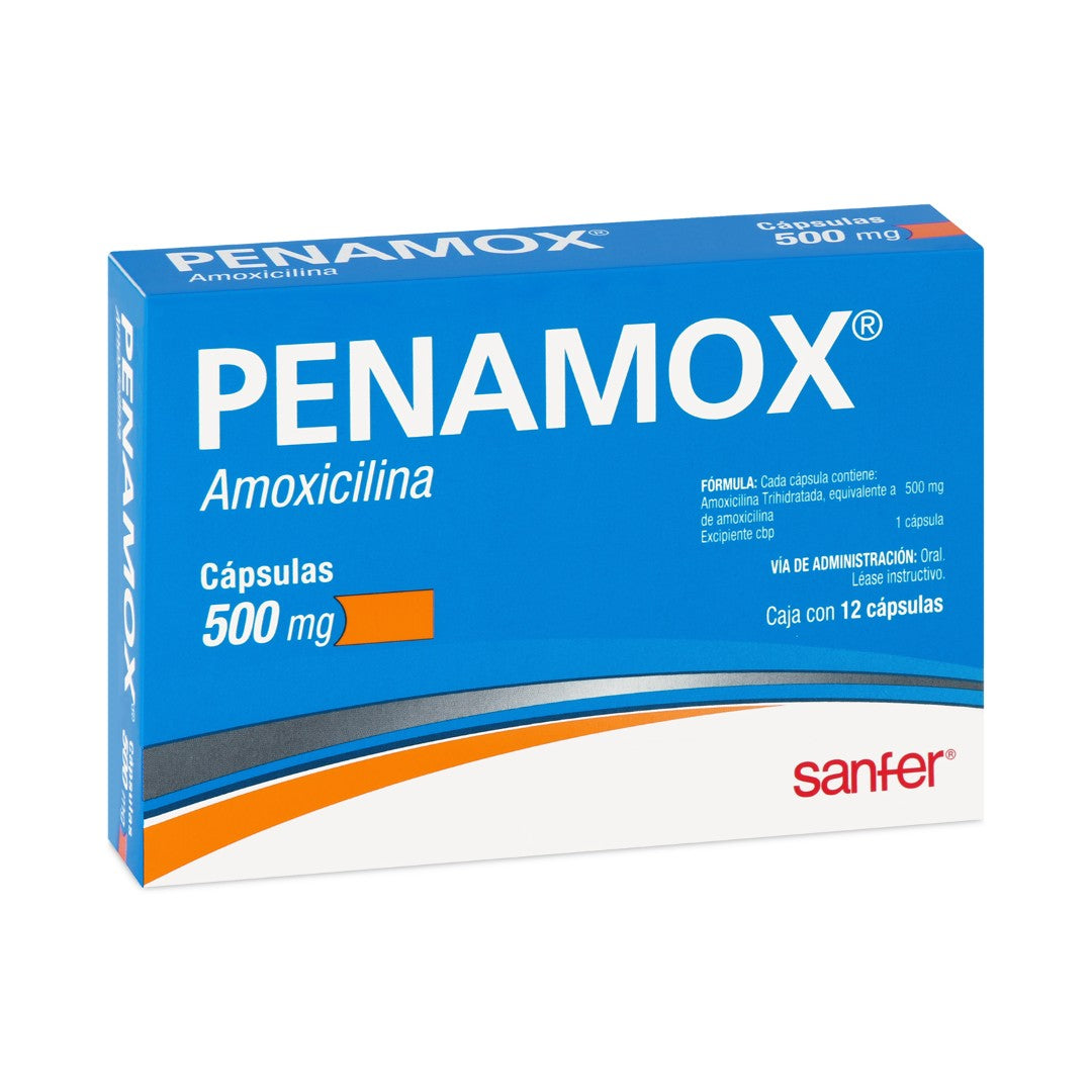 Penamox 500 Mg Con 12 Capsulas