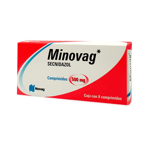 Minovag (Secnidazol) 500 Mg Con 8 Tabletas