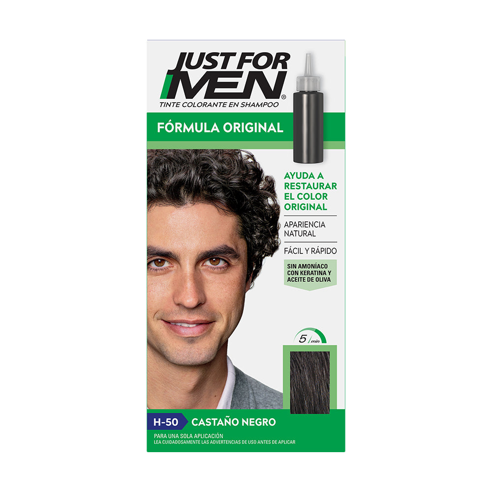 Tintes Just For Men Shampoo Cast-Neg60 Ml