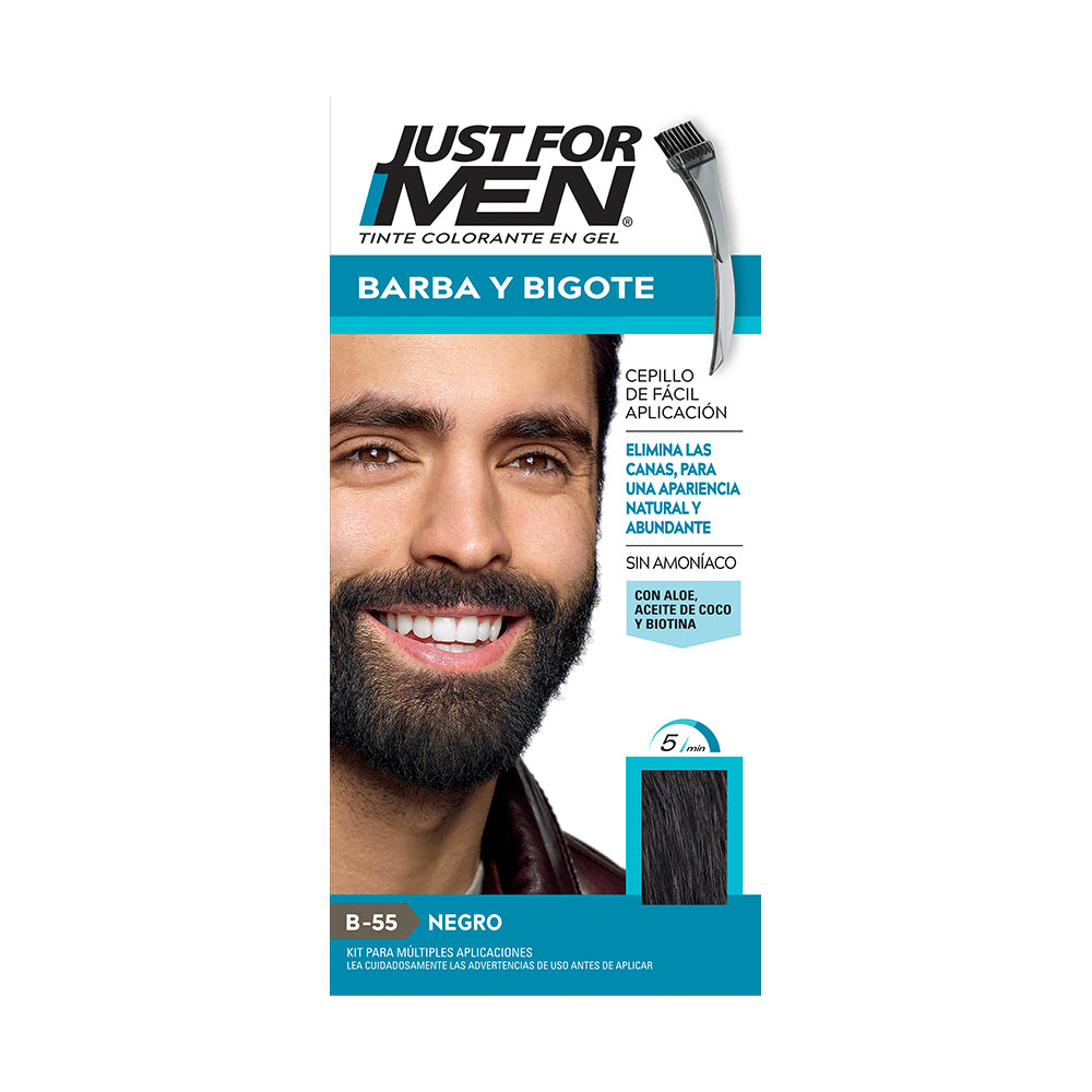 Tinte Just For Men Barba Negro 187
