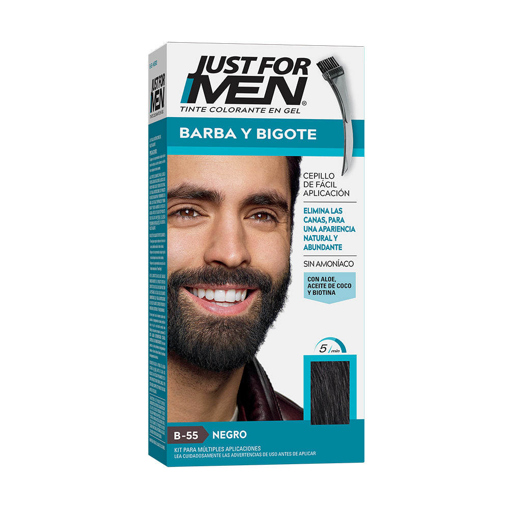 Tinte Just For Men Barba Negro 187