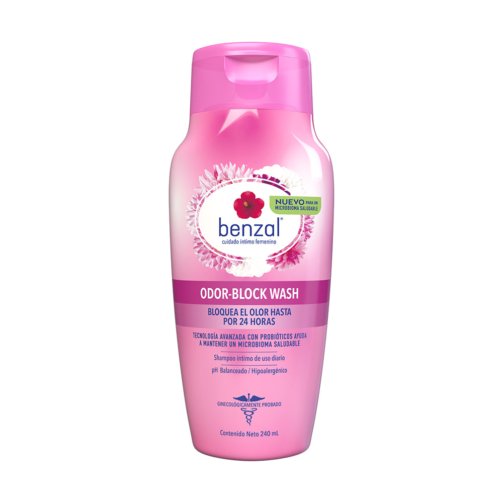 Benzal Wash Uso Diario  Odo Block 240 Mililitros