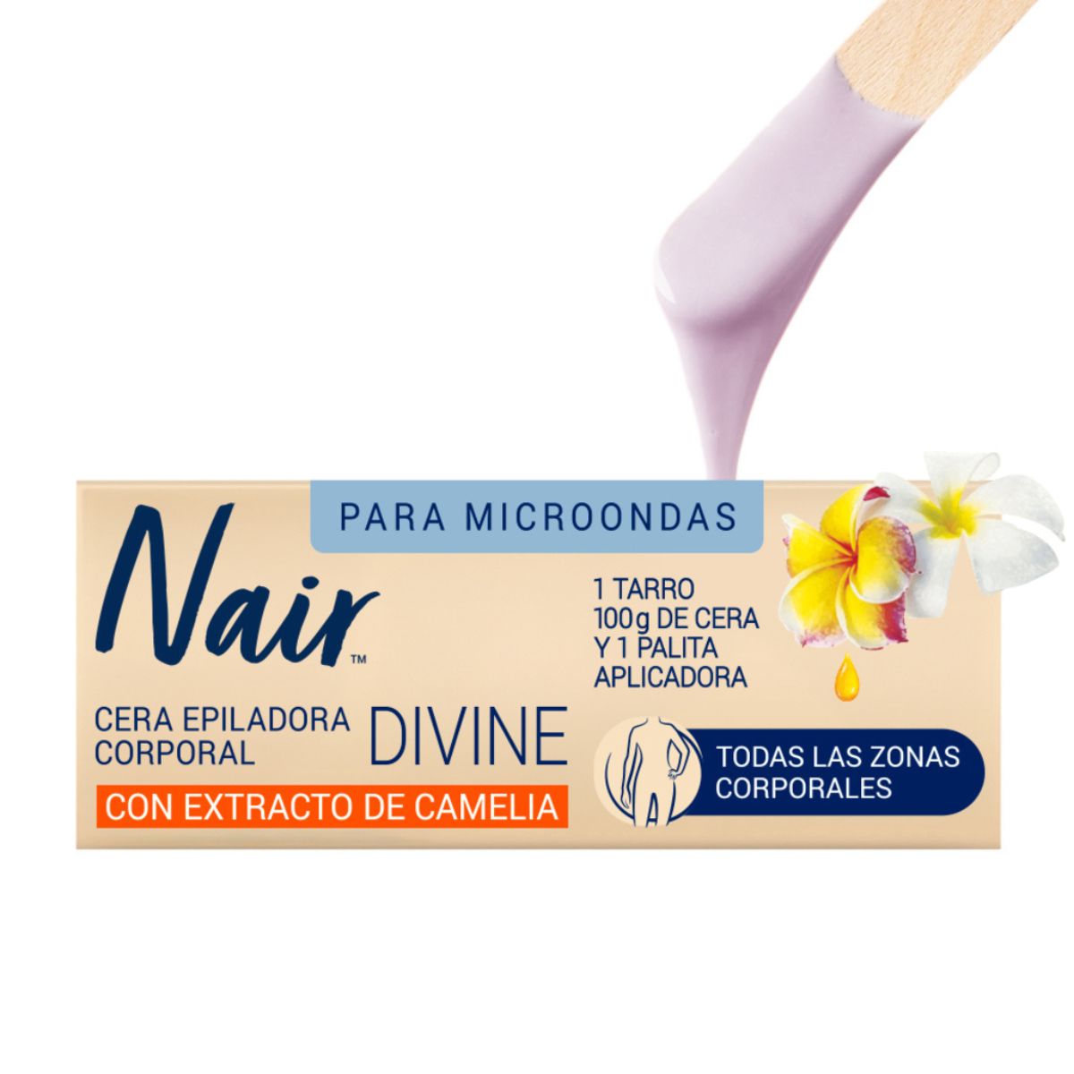 Depilador Nair Cera Cal-Divine 100 G