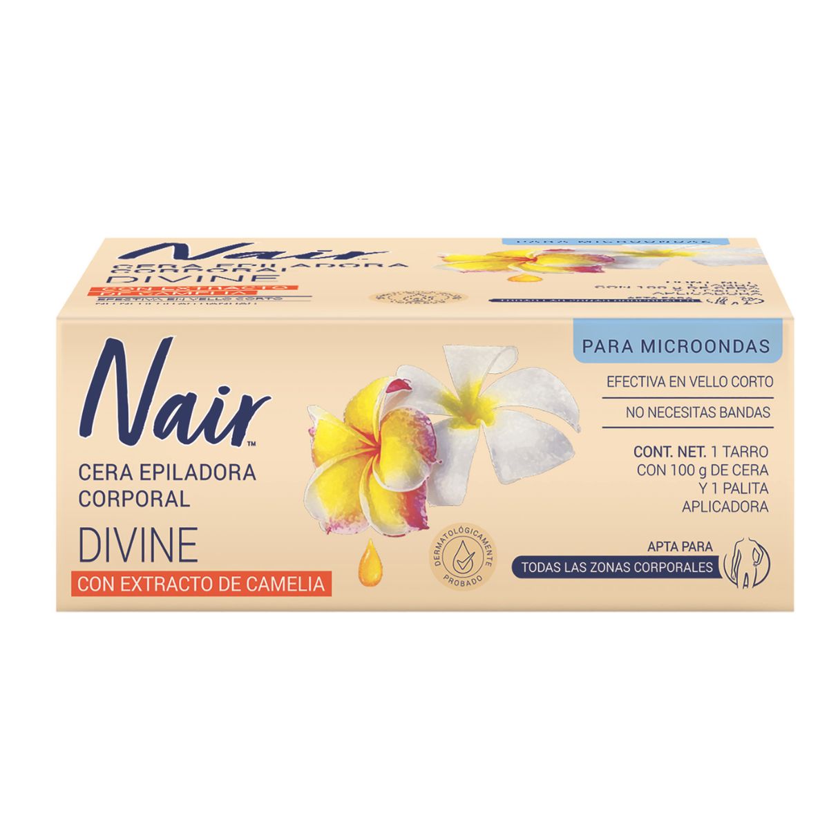 Depilador Nair Cera Cal-Divine 100 G