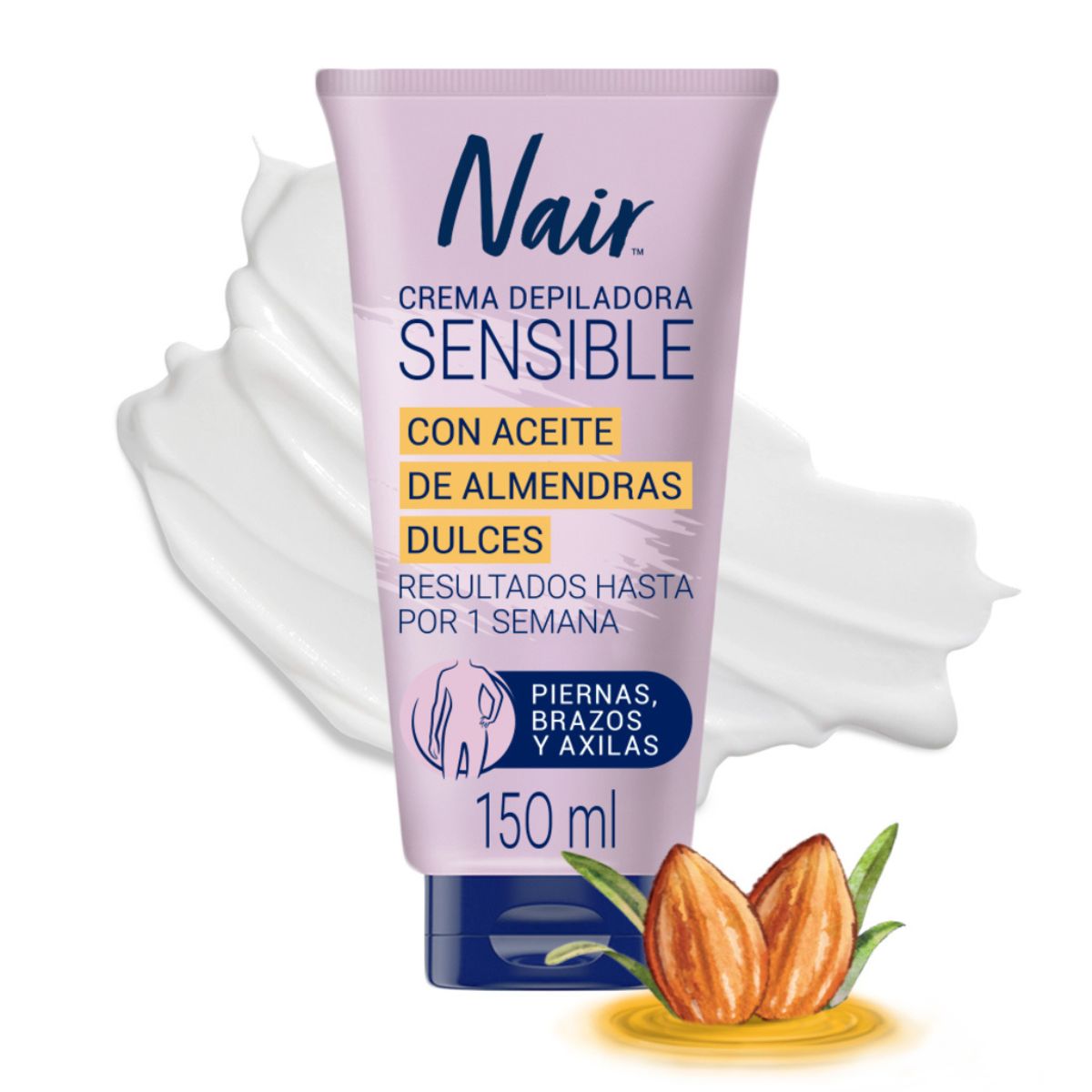 Crema Depiladora Nair Para Piel Sensible 150 Ml