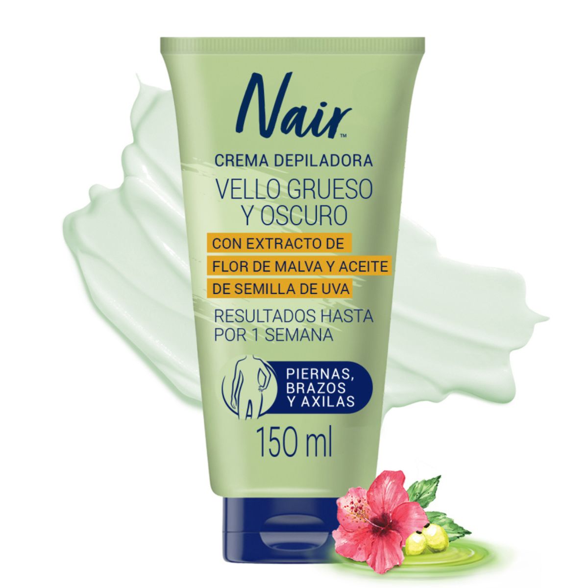 Depiladora Nair Vello Gruso-Oscuro Crema150Ml