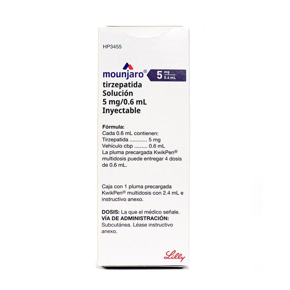 Mounjaro 5 Mg/0.6Ml Si Pluma Precargada