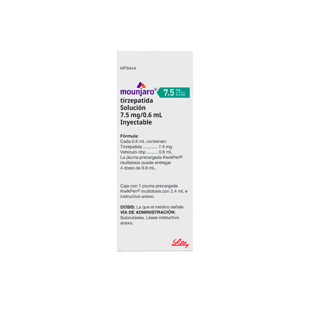 Mounjaro 7.5 Mg/0.6Ml Si Pluma Precargada