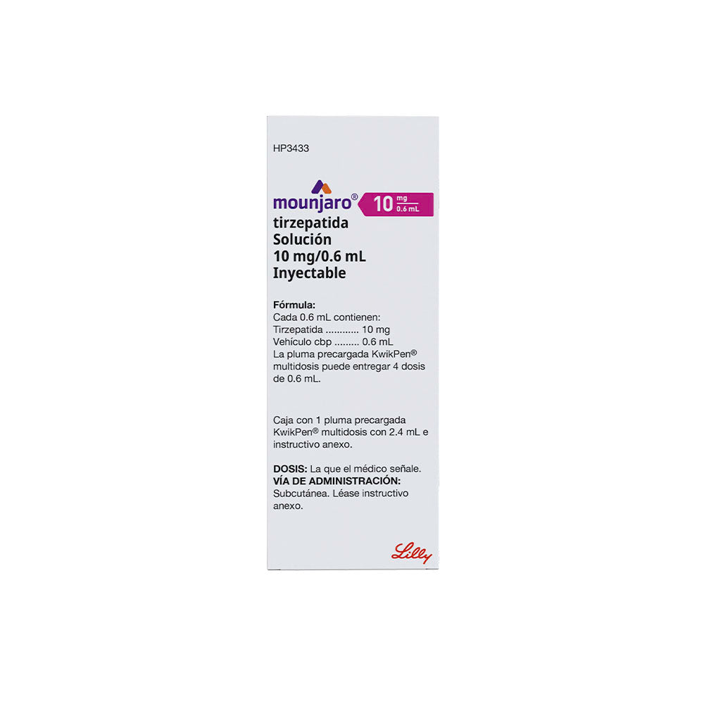 Mounjaro 10 Mg/0.6 Ml Si Pluma Precargada