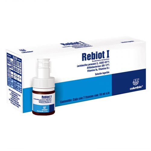 Rebiot I Suplemento Alimenticio Solucion 10 Ml Con 7 Piezas