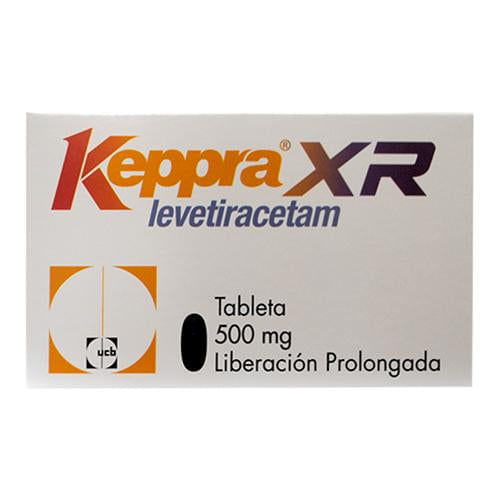 Keppra Xr 500 Mg Con 60 Tabletas