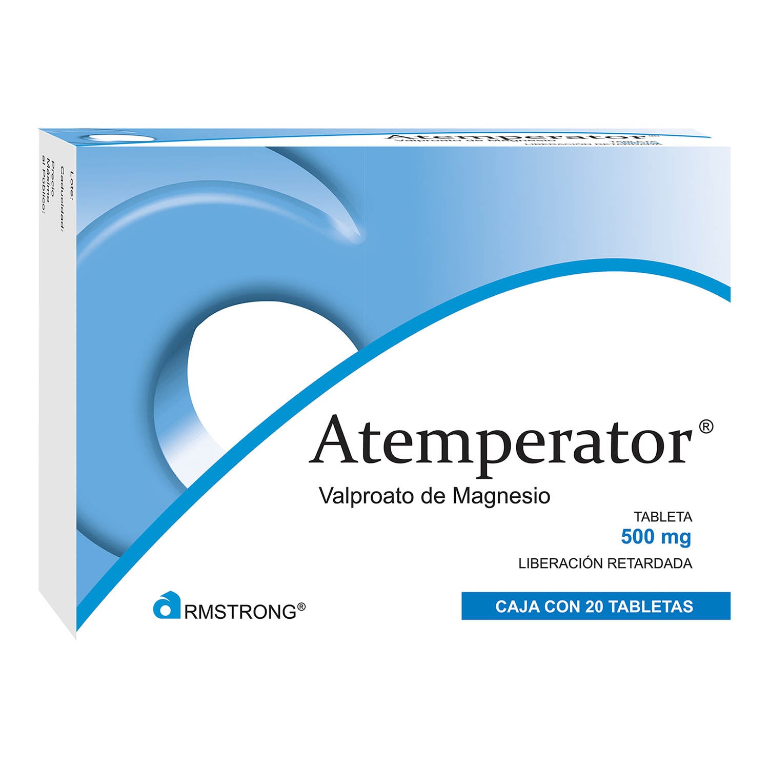 Atemperator 500 Mg Con 20 Tabletas