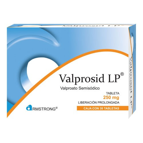 Valprosid Lp 250 Mg Con 30 Tabletas