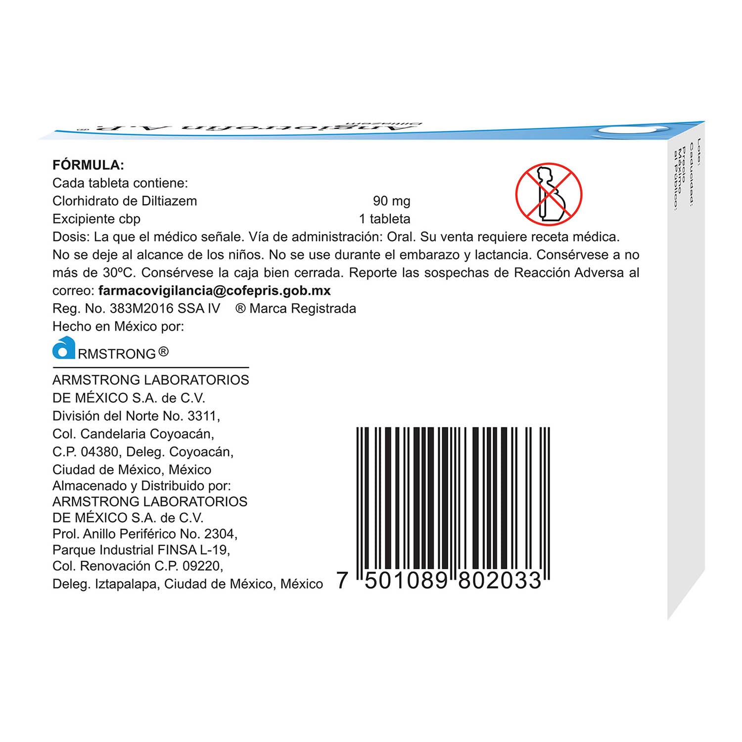Angiotrofin-A-P 90 Mg Con 20 Tabletas