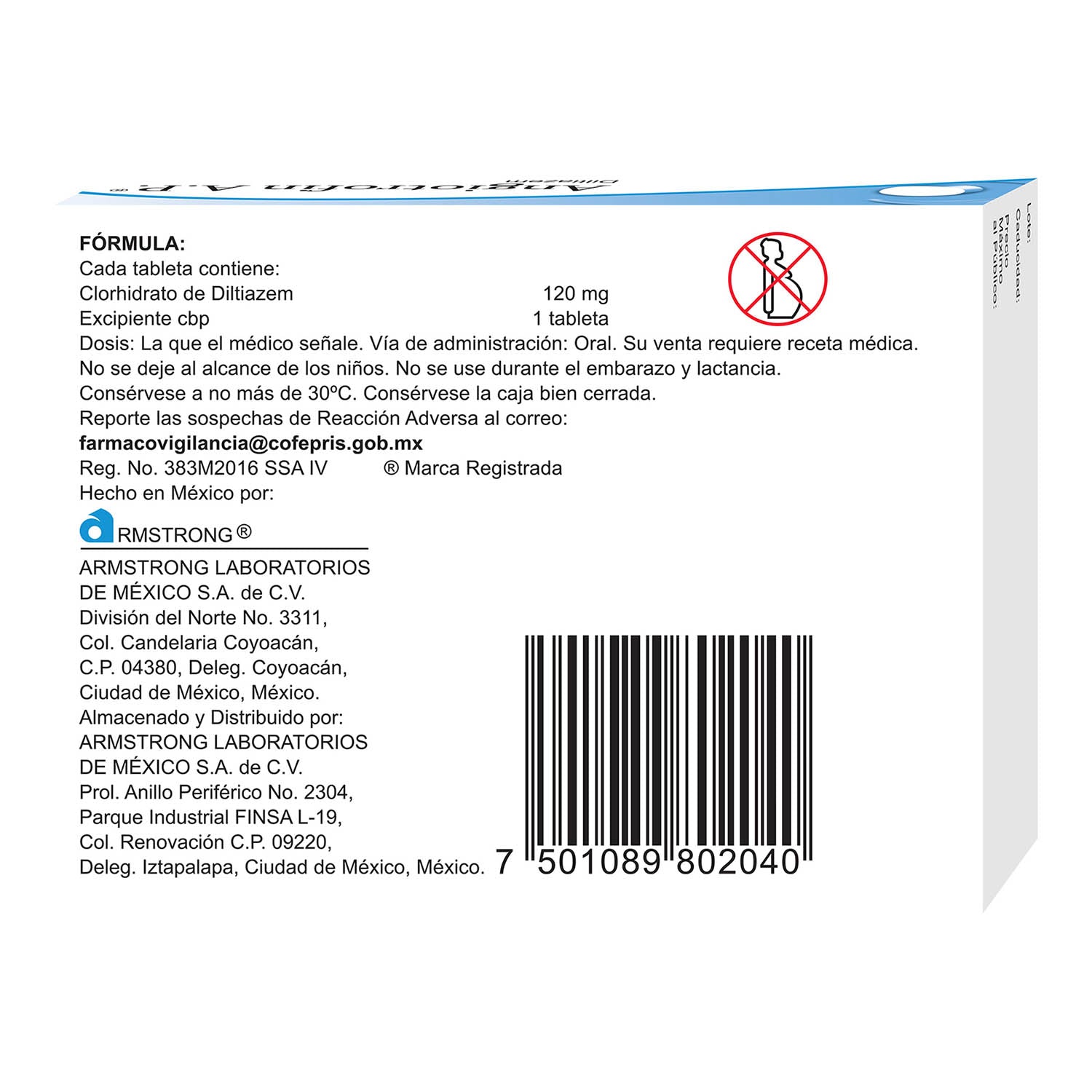Angiotrofin-A-P 120 Mg Con 20 Tabletas