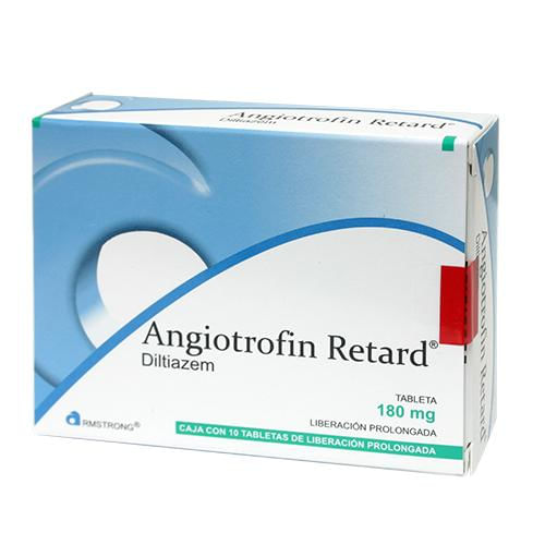 Angiotrofin-Retard 180 Mg Con 10 Tabletas