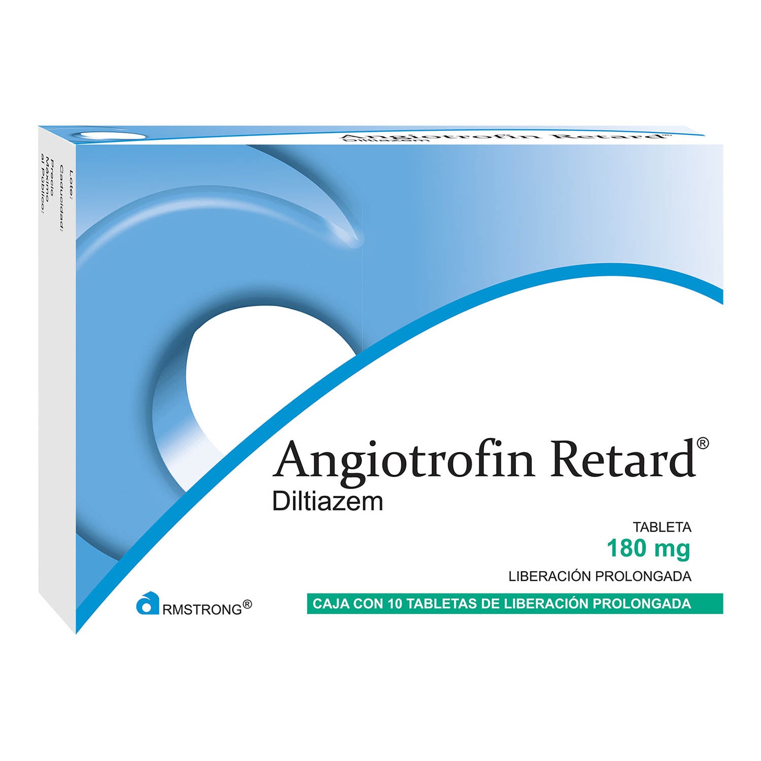 Angiotrofin-Retard 180 Mg Con 10 Tabletas