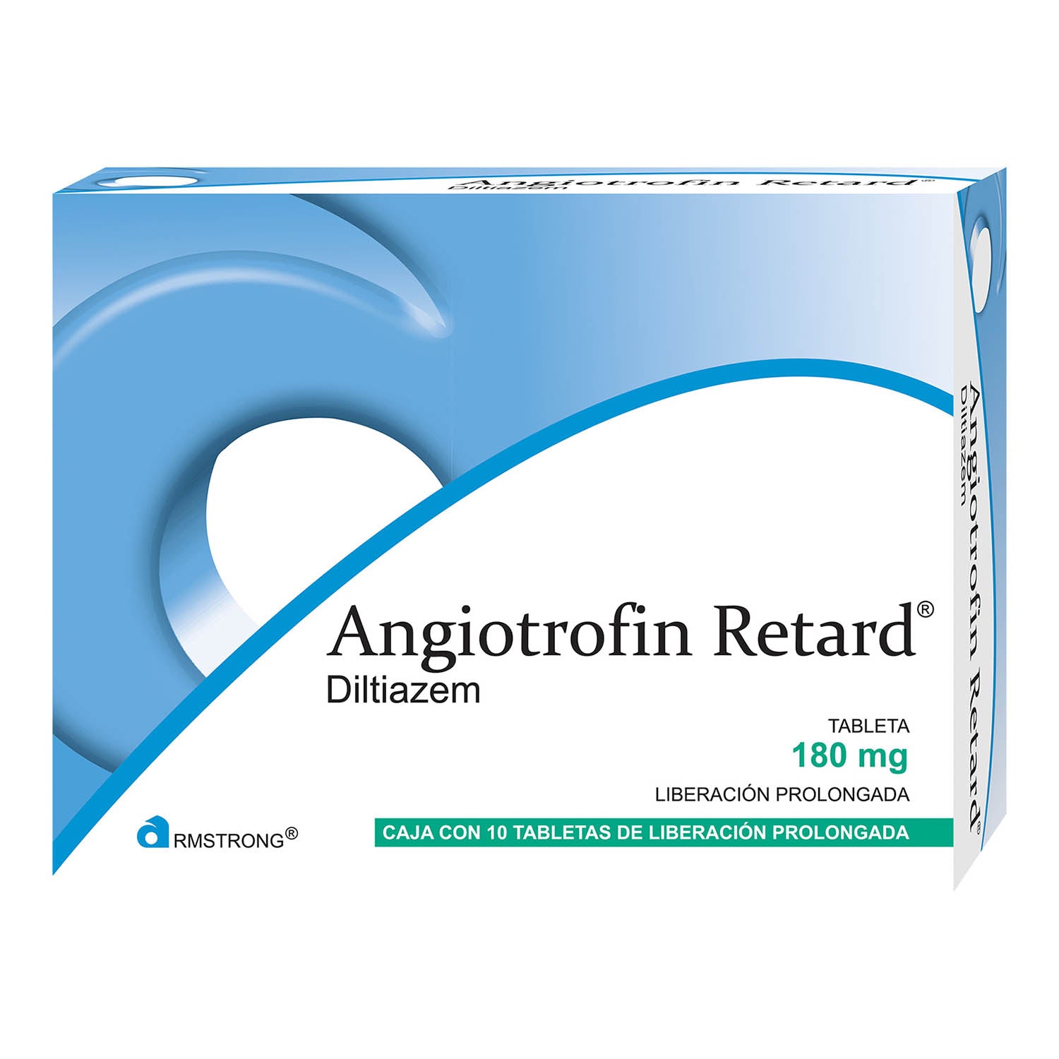 Angiotrofin-Retard 180 Mg Con 10 Tabletas