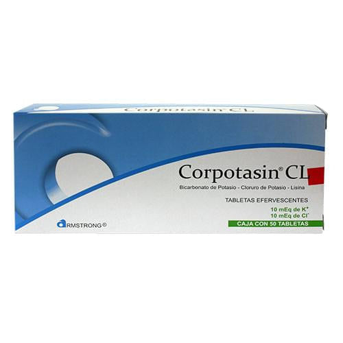 Corpotasin-Cl Naranja Tabletas 50 Sales De Potasio