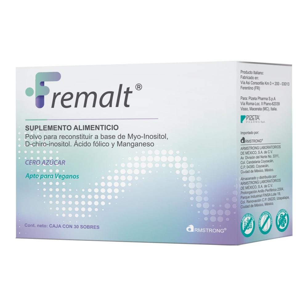 Fremalt Suplemento Alimenticio Cero Azucar Con 30 Sobres