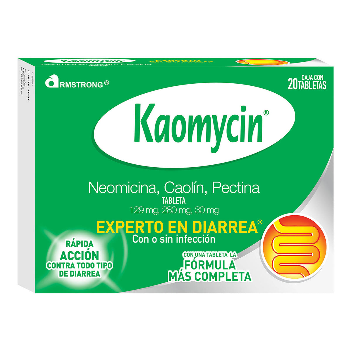 Kaomycin Tabletas Con 20