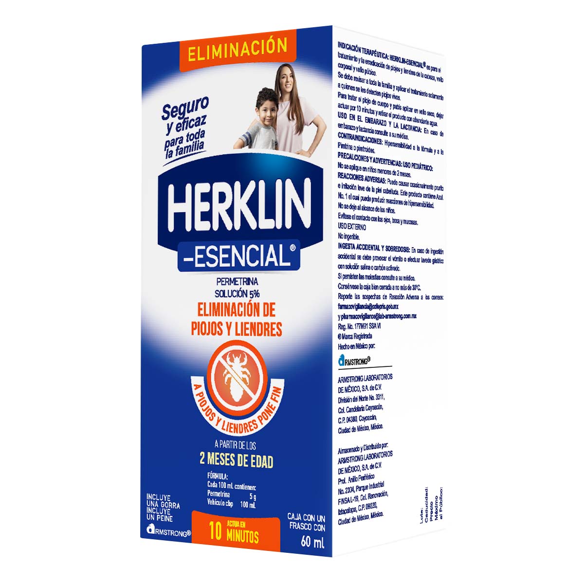 Her-Klin Novo 2000 Shampoo 60 Mililitros
