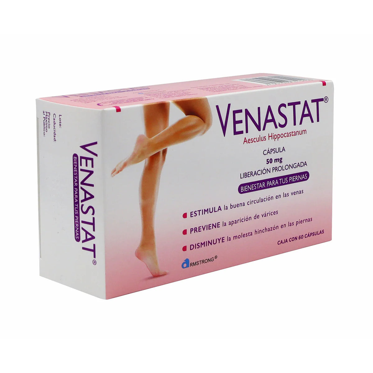 Venastat 50 Mg Lib Prolong Con 60 Capsulas