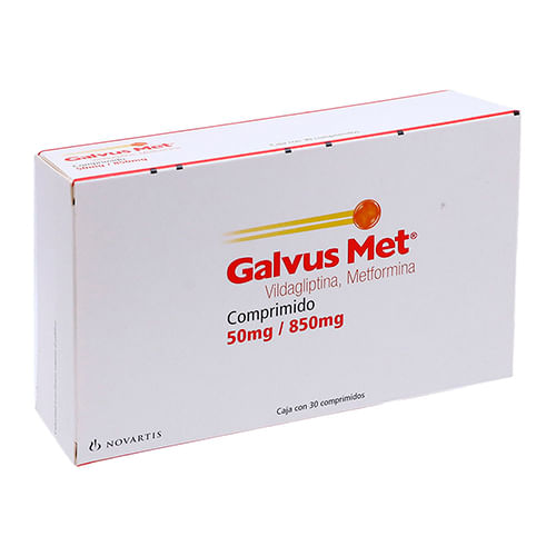 Galvus-Met 50/850Mg Comprimidos Rec 30