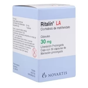 Ritalin La 40 Mg Con 30 Capsulas De Liberacion Prolongada